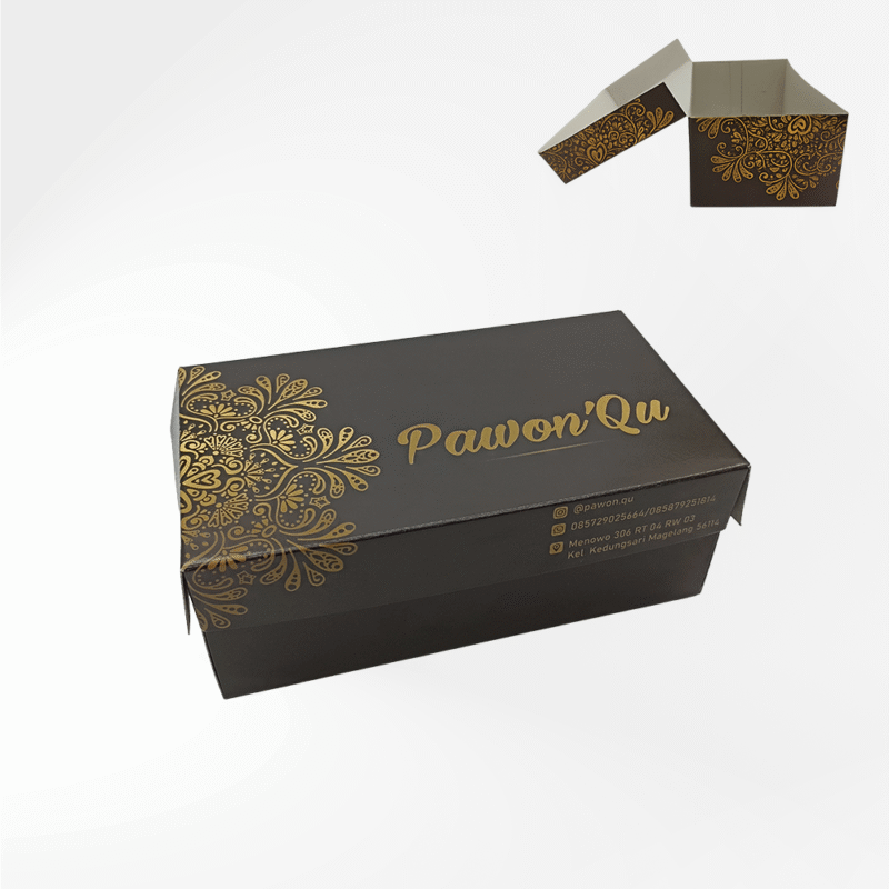 Contoh Desain Box Sambung Tutup Gandul