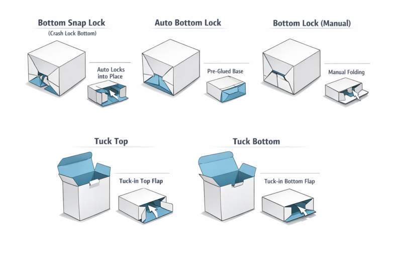 Mengenal Bottom Snap Lock, Auto Bottom, dan Tuck pada Box Kemasan ...